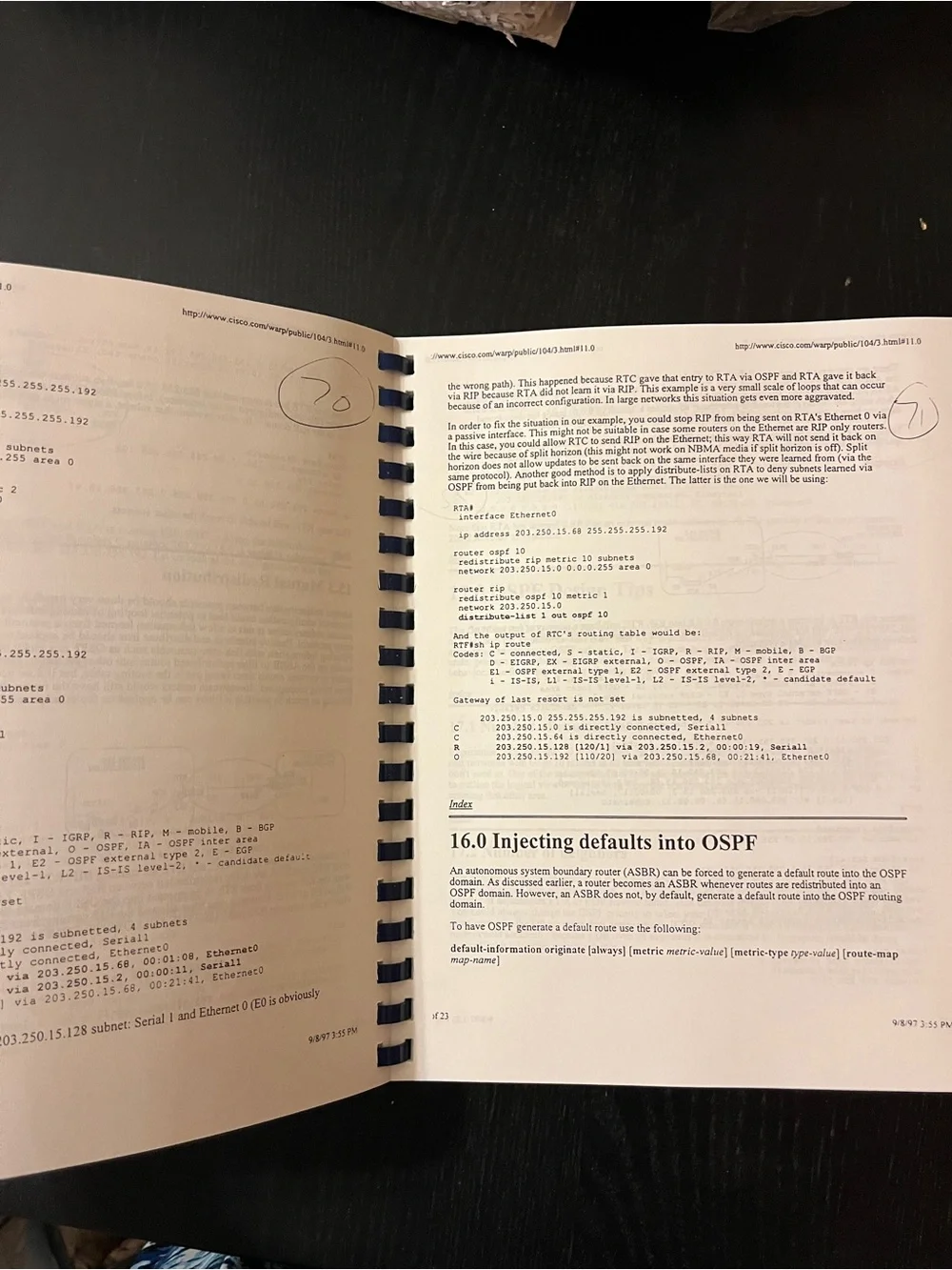 Cisco CIT Vintage Training Manual March 2000 Comb Bound ARS